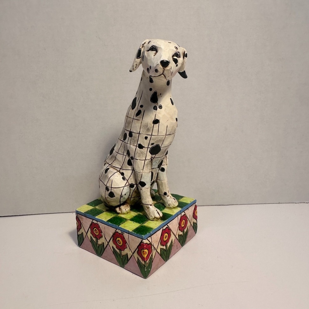 Jim Shore Heartwood Creek Spot Dalmatian Dog Figurine 4004850 Enesco 2005